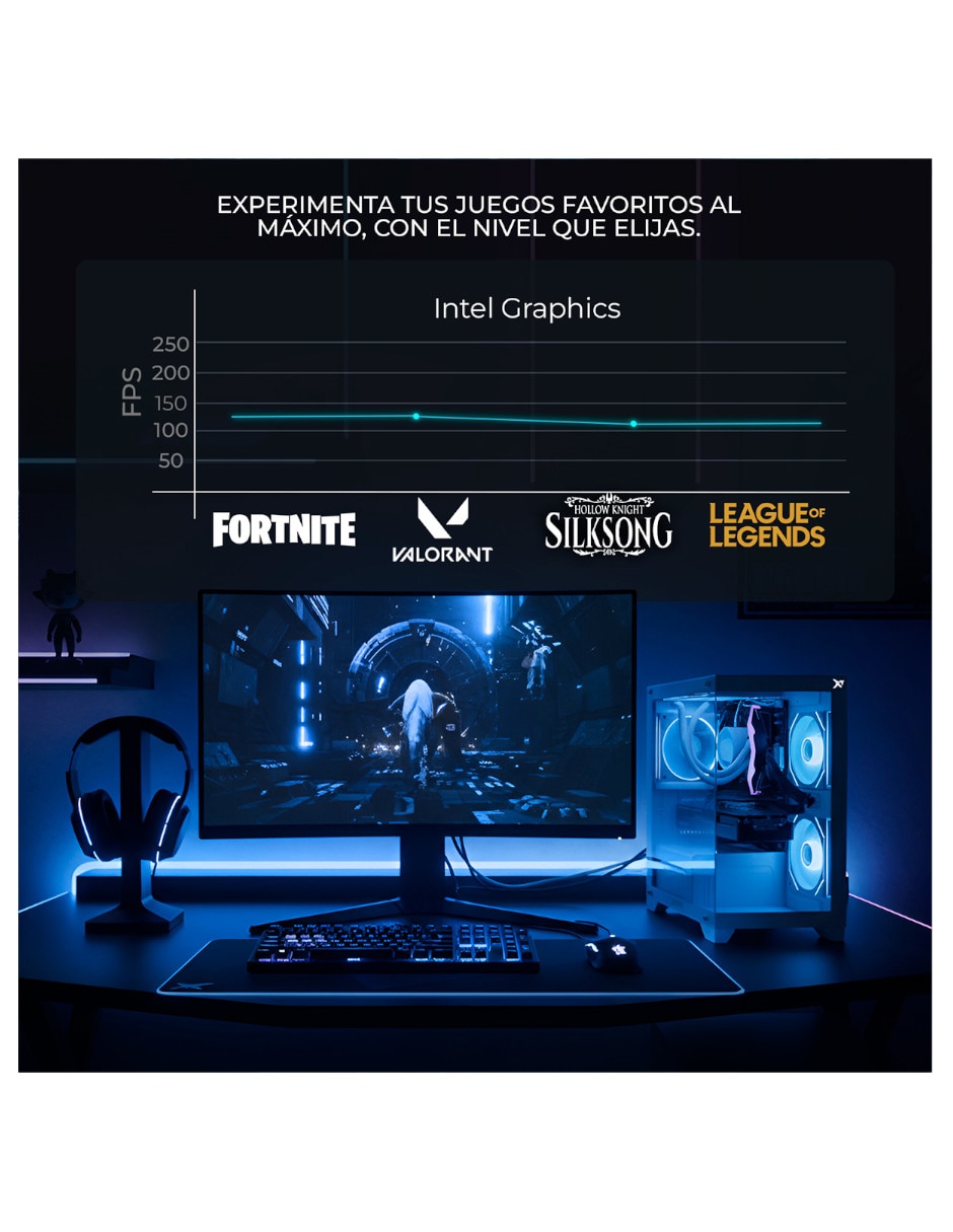 Computadora gamer XTPCI516GBHD630SG Intel core i5 Intel uhd 630 16 GB RAM 500 GB SSD 3