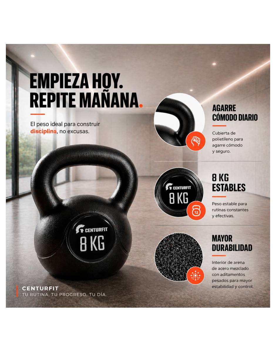Pesa Rusa 8 kg PVC Arenilla 2