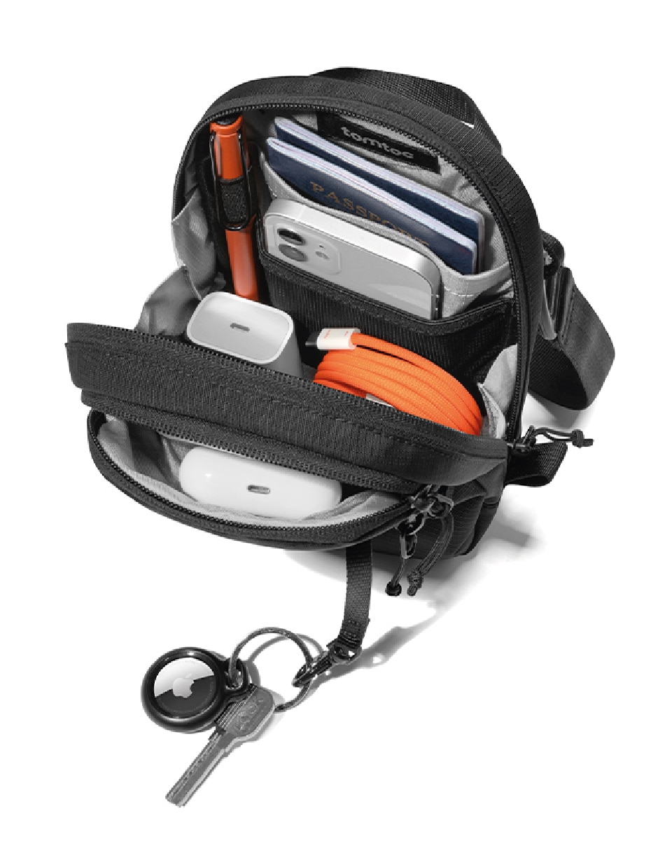 Mochila bandolera aviator unisex 3