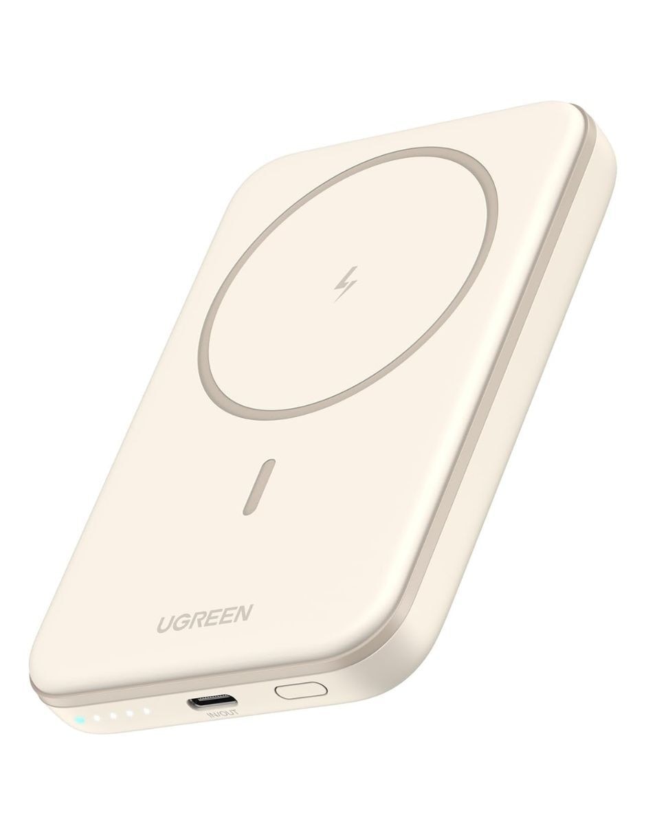 Batería portátil 5000 mah power bank magsafe mini 5000mah usb c 15w blanco Batería portátil 5000 mah power bank magsafe mini 5000mah usb c 15w blanco