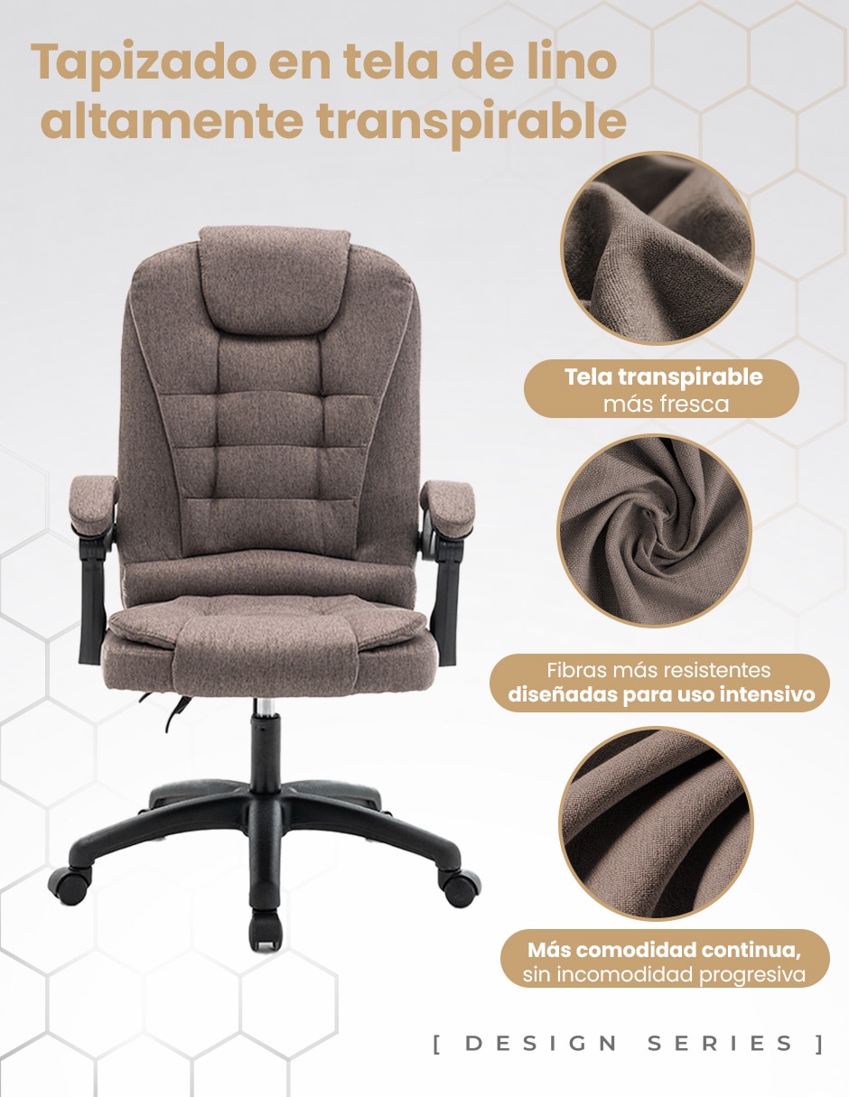 Silla de escritorio lino cantilever beckon