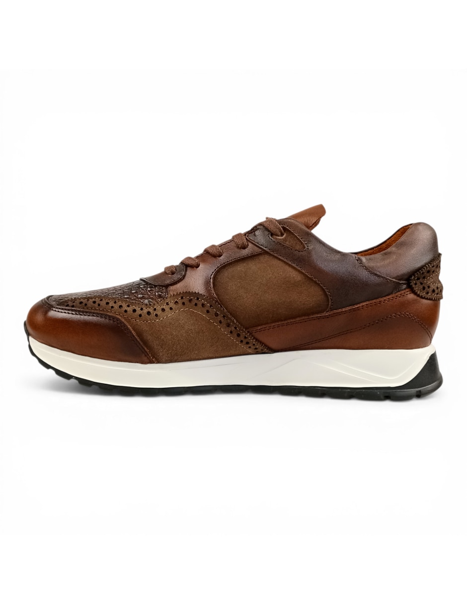 Tenis de pielgromo nexus para hombre