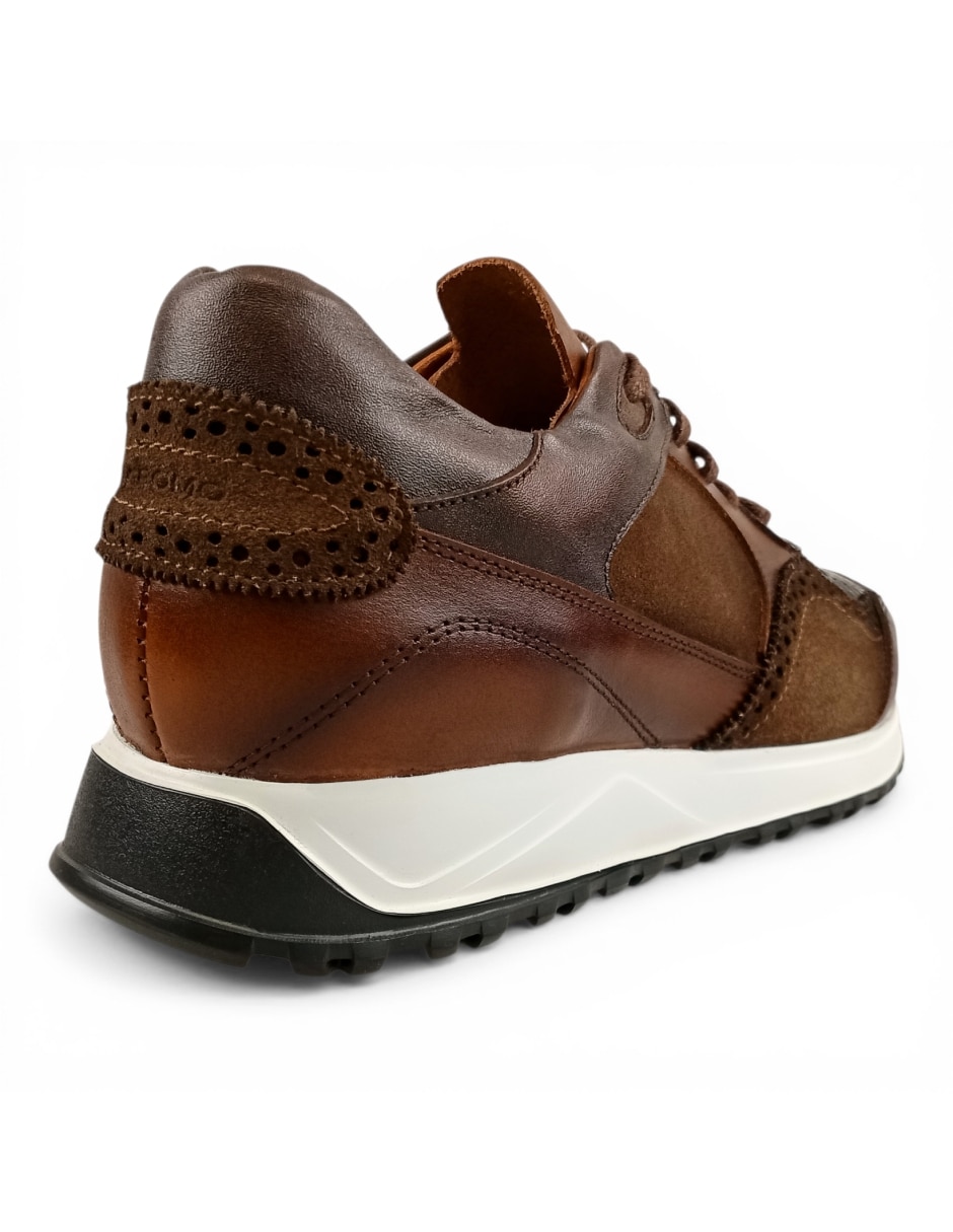 Tenis de pielgromo nexus para hombre