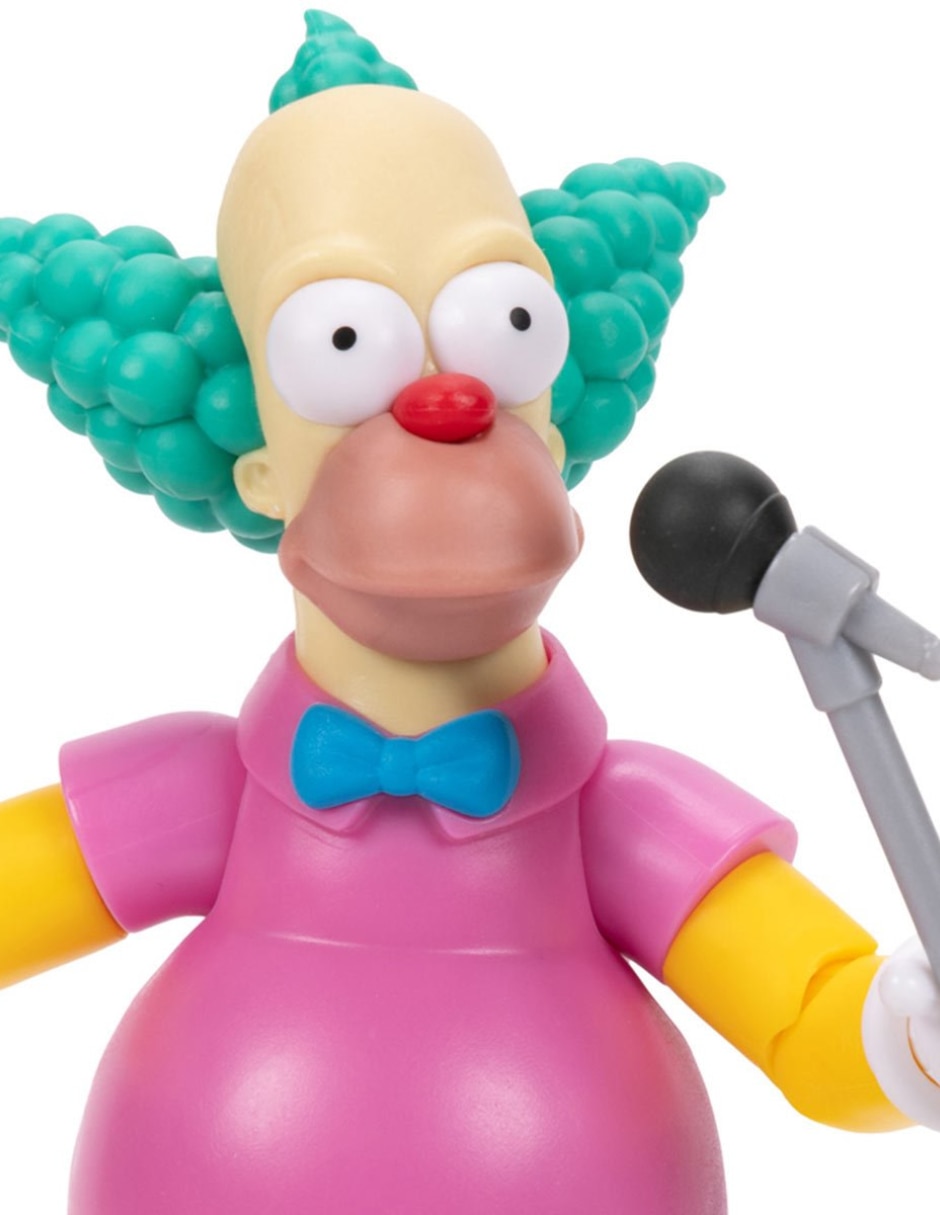 Figura de colección articulada Los Simpson Krusty el payaso estándar Jakks Pacific