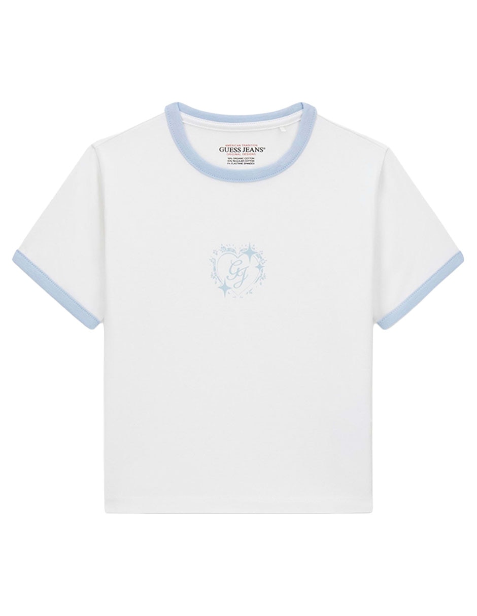 Playera manga corta baby baker cuello redondo para mujer Playera manga corta baby baker cuello redondo para mujer