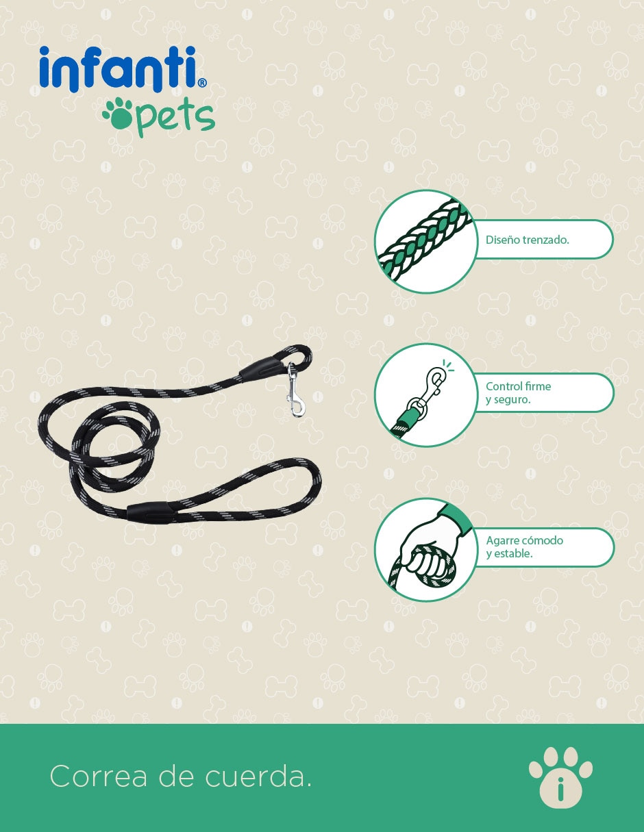 Correa infanti pets para perro y gato