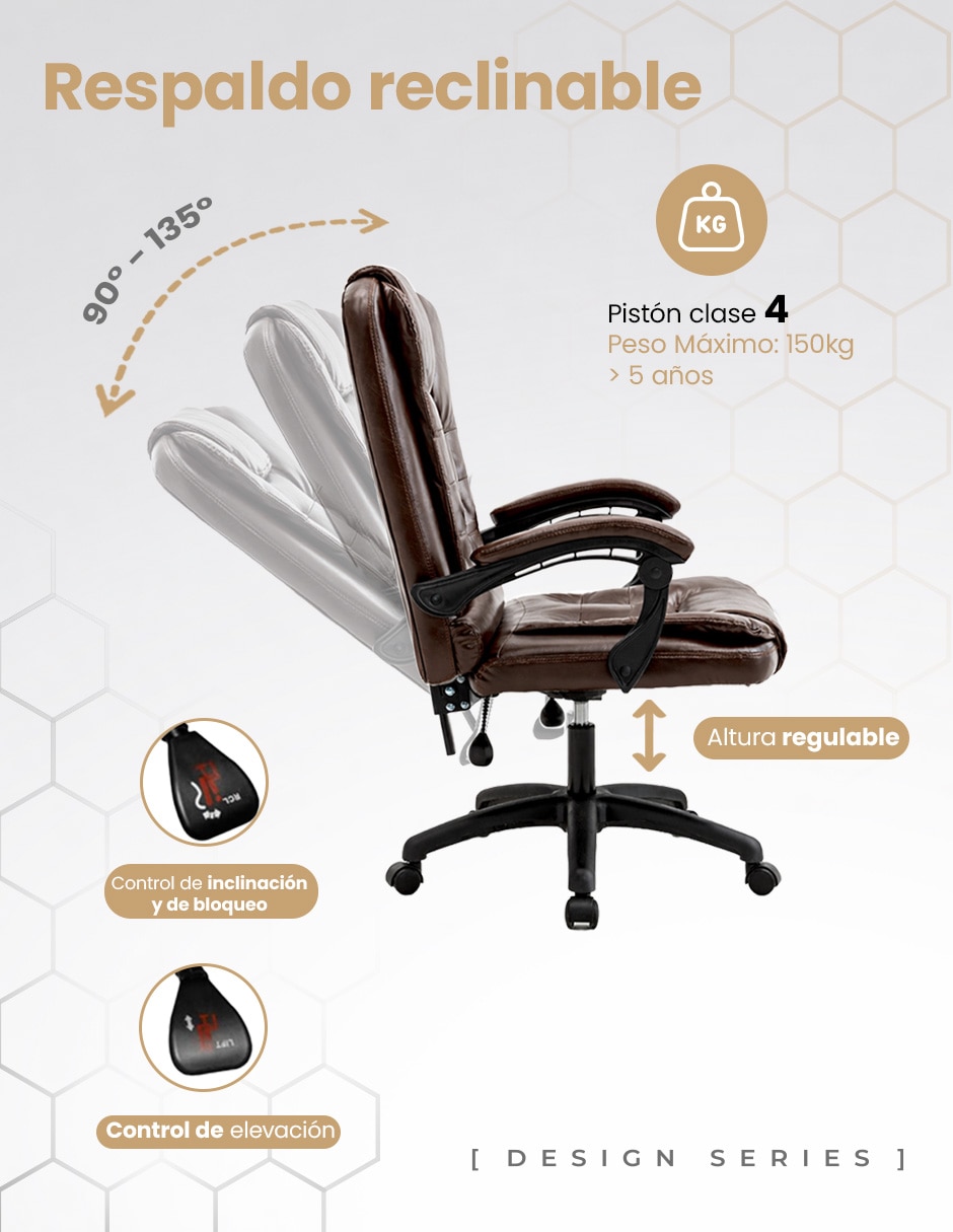 Silla de escritorio bauhaus beckon