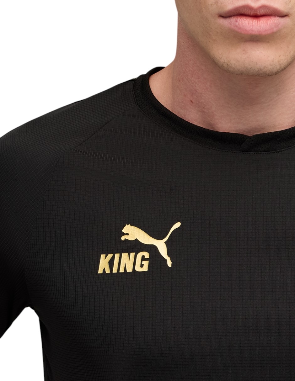 Jersey de entrenamiento de manga corta puma para hombre