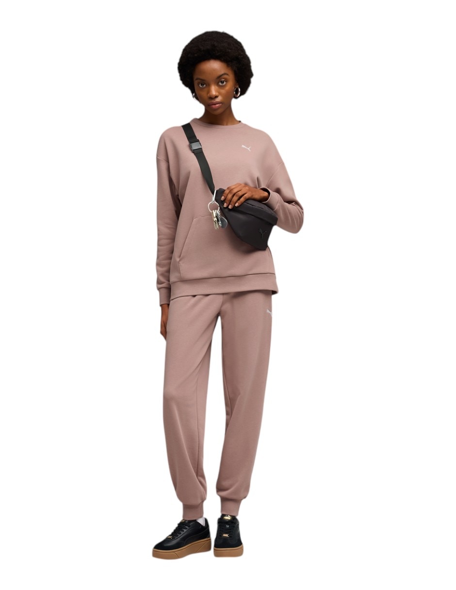 Conjunto deportivo regular con elástico para mujer 1