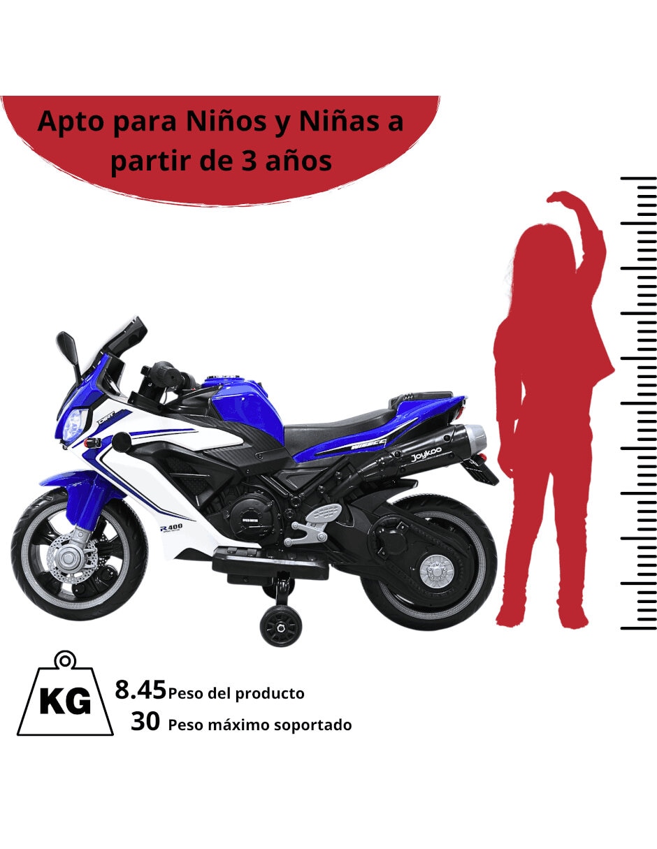Moto montable recargable unisex 6