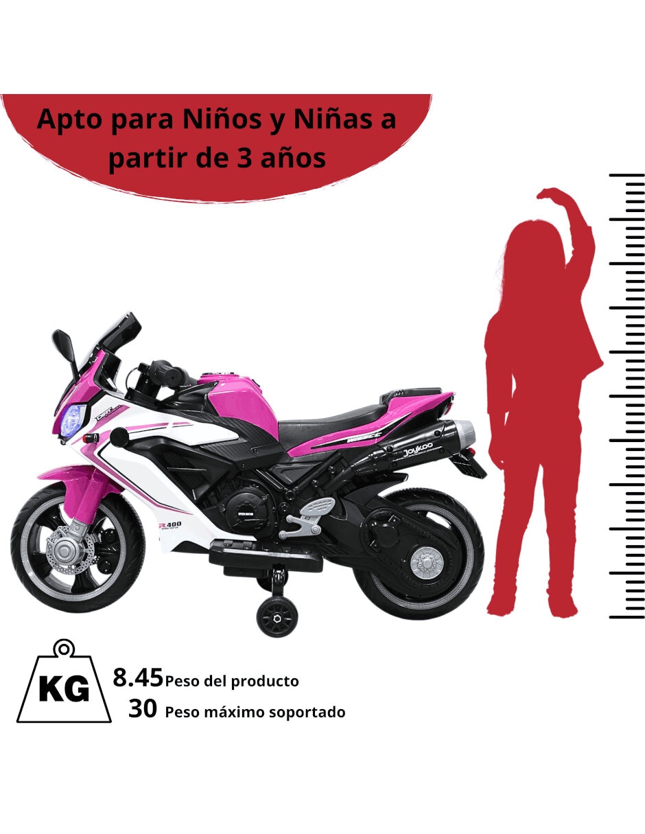 Moto montable recargable unisex 7