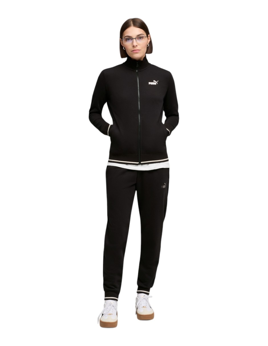 Conjunto deportivo regular con elástico para mujer