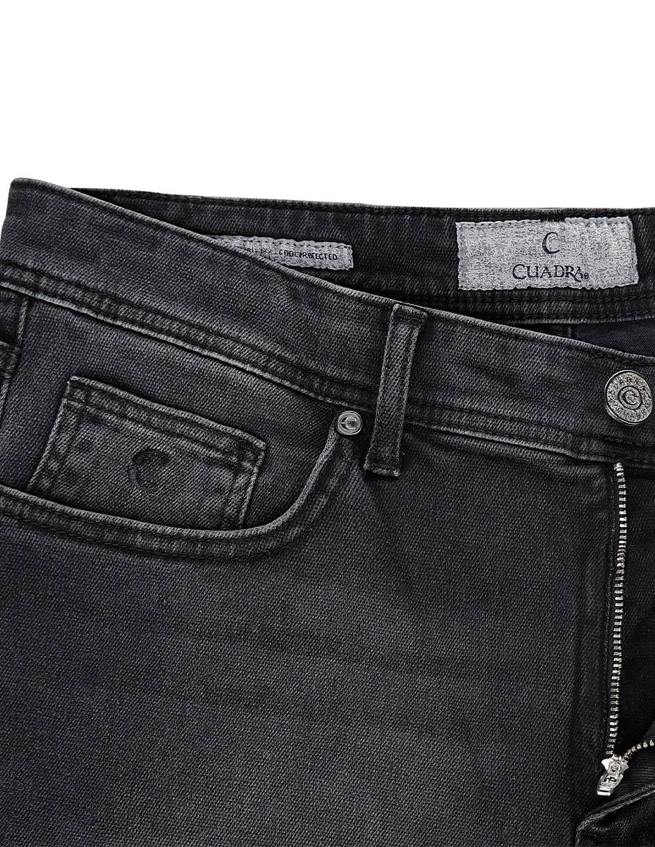 Jeans recto Cuadra (I933) lavado obscuro para hombre