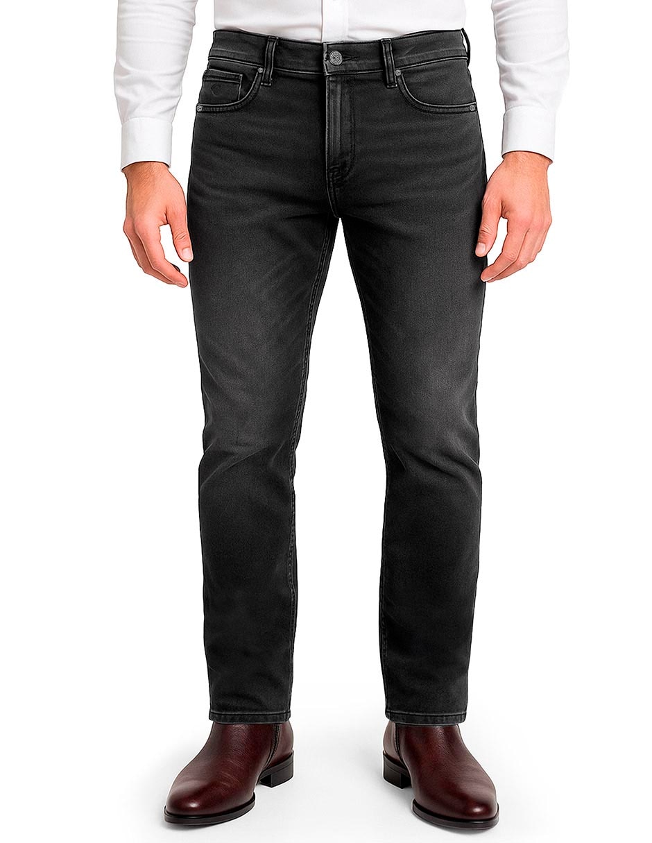 Jeans recto (I933) lavado obscuro para hombre