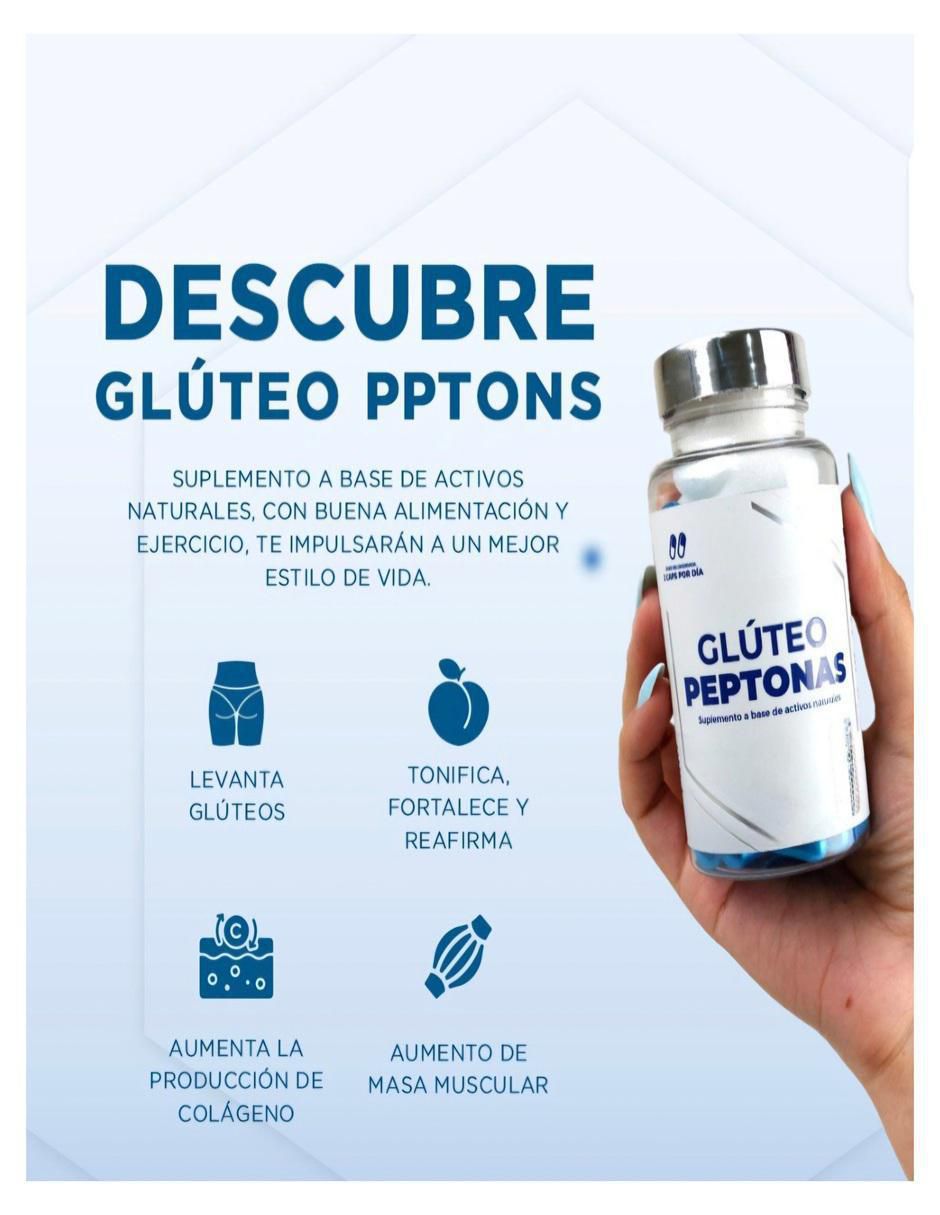 GlÏteo peptonas + reductor abdominal nature life con multivitaminico de