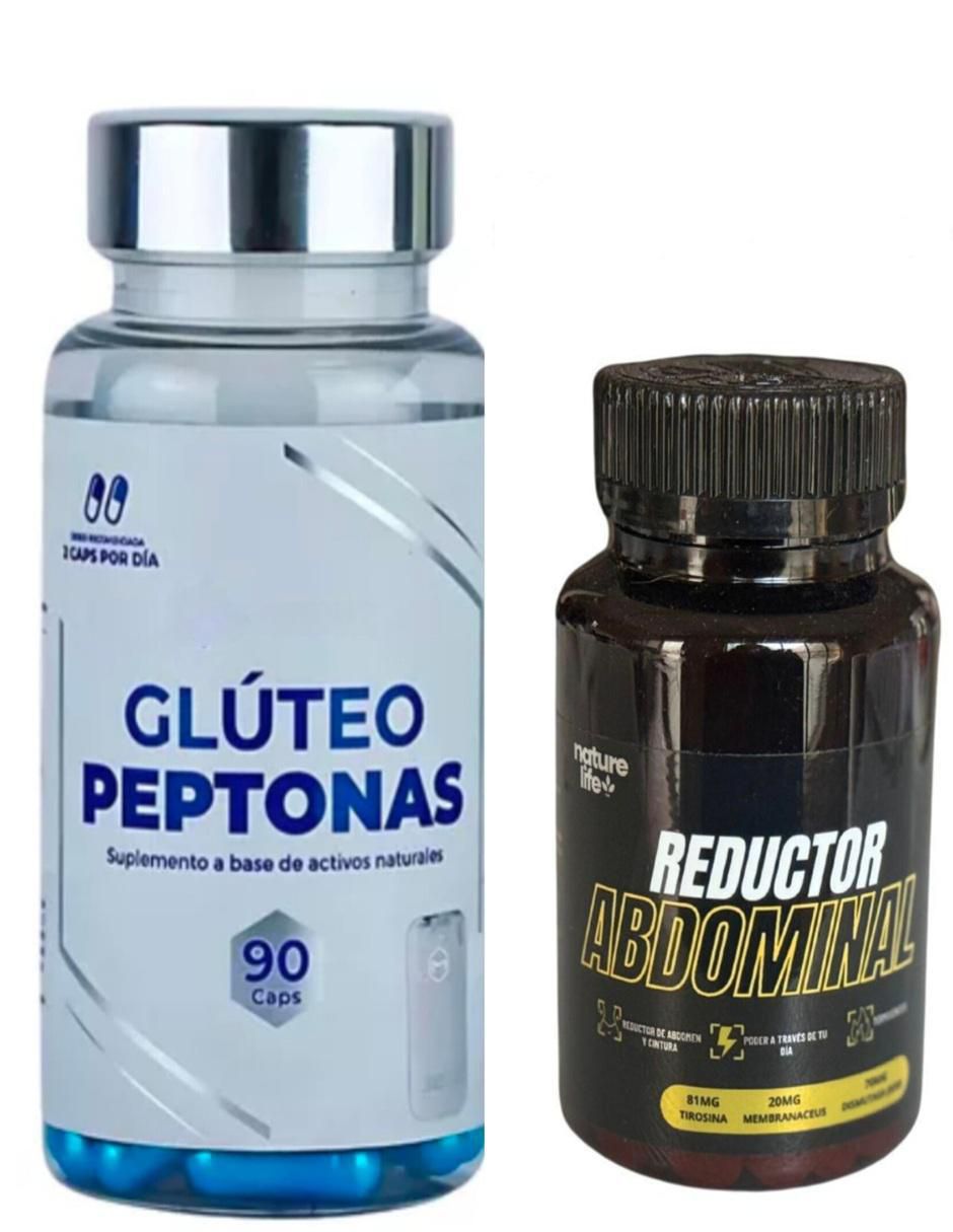 GlÏteo peptonas + reductor abdominal con multivitaminico de