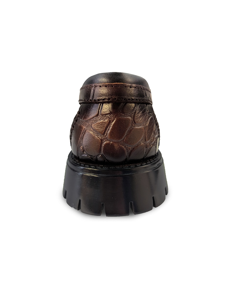 Mocasín RANDEM Chunker Belly Choco para hombre
