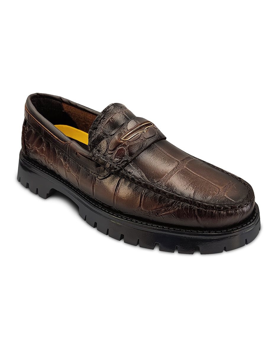 Mocasín Chunker Belly Choco para hombre