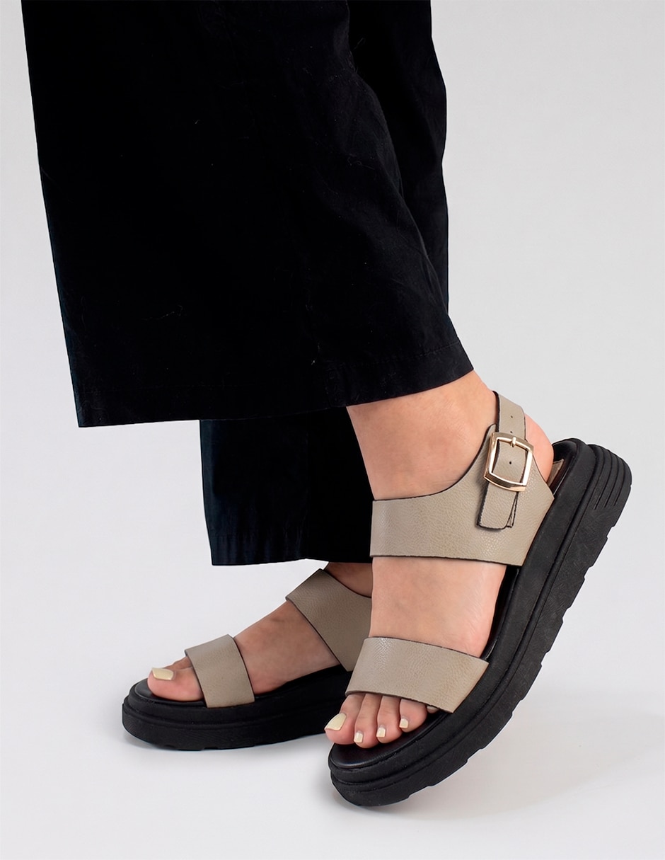 Sandalia ela de pies a cabeza sandalias planas para mujer