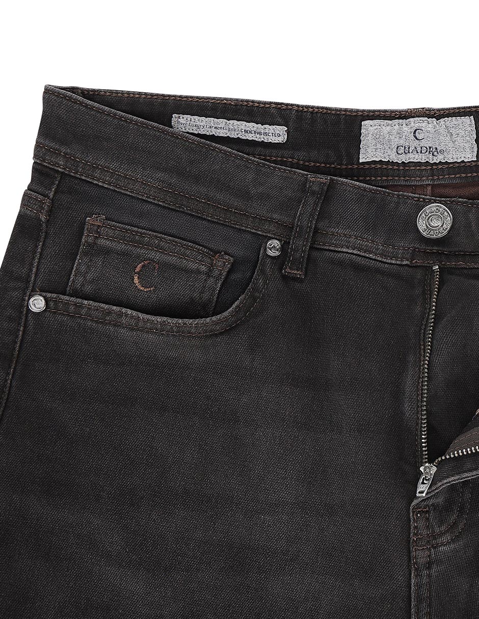 Jeans recto Cuadra (I933) lavado obscuro para hombre