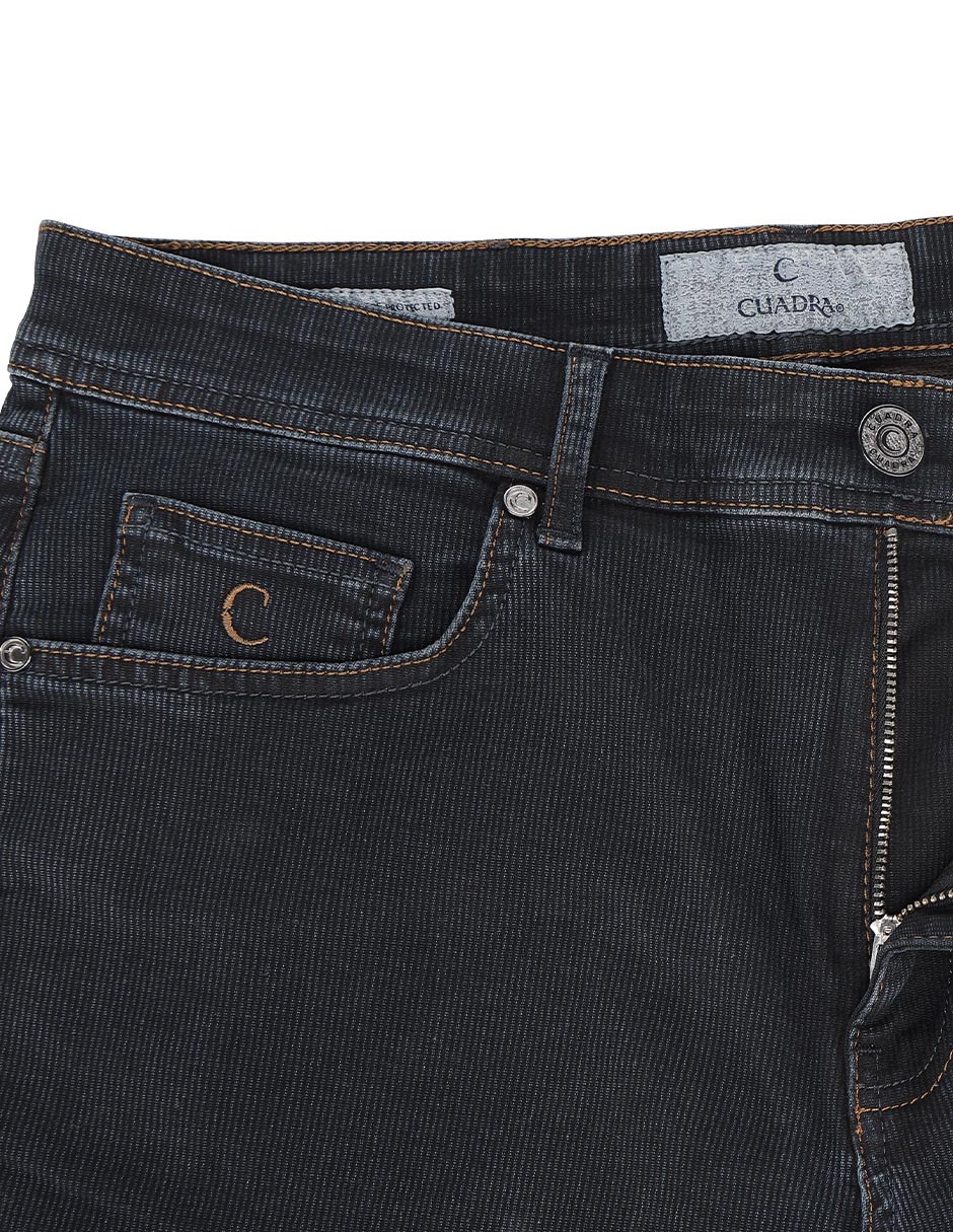 Jeans recto Cuadra (I933) lavado obscuro para hombre