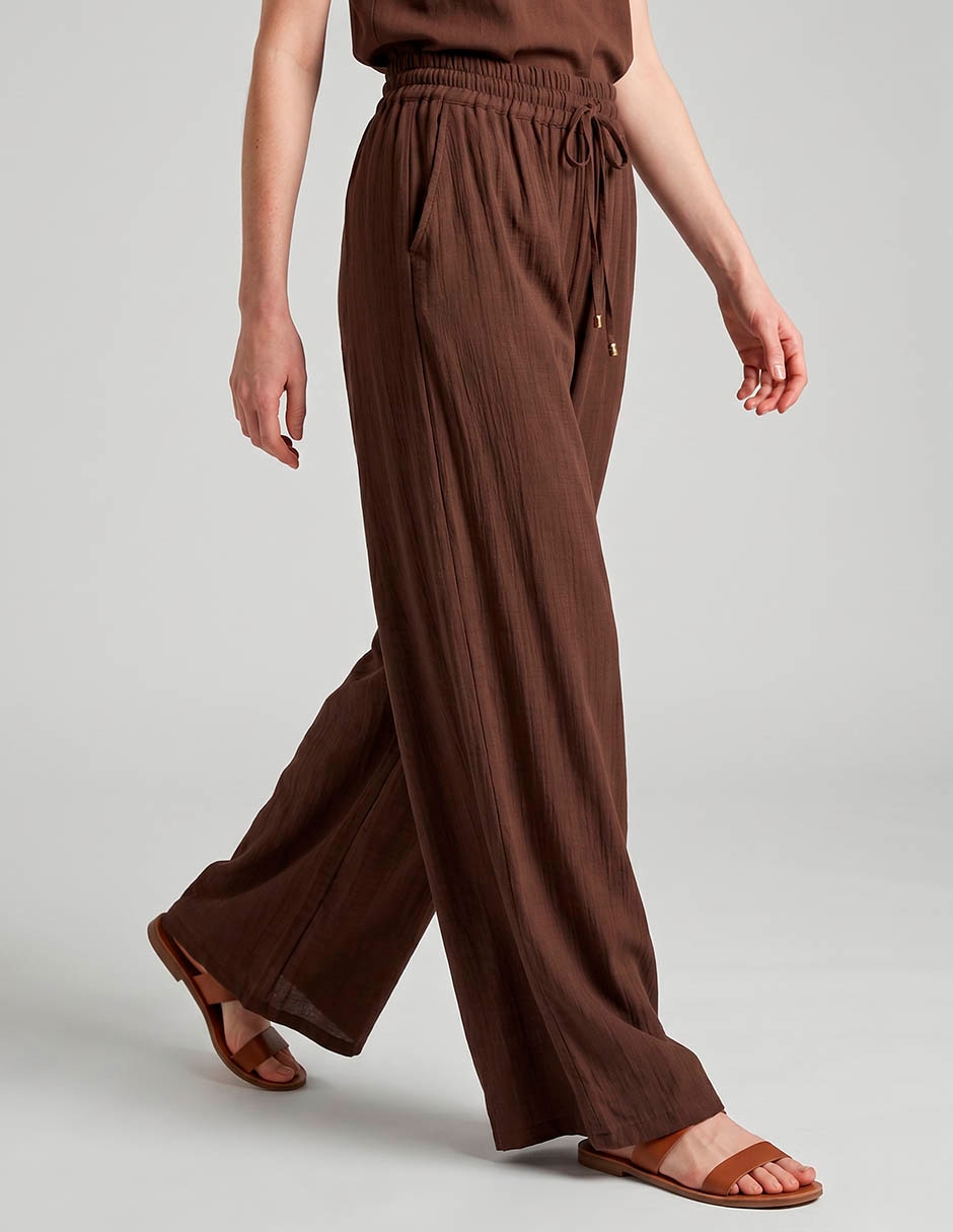 Pantalón pijama de algodón para mujer