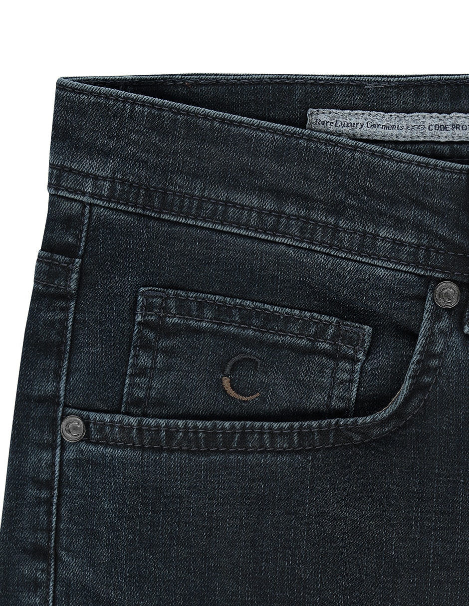 Jeans recto Cuadra (I933) lavado obscuro para hombre