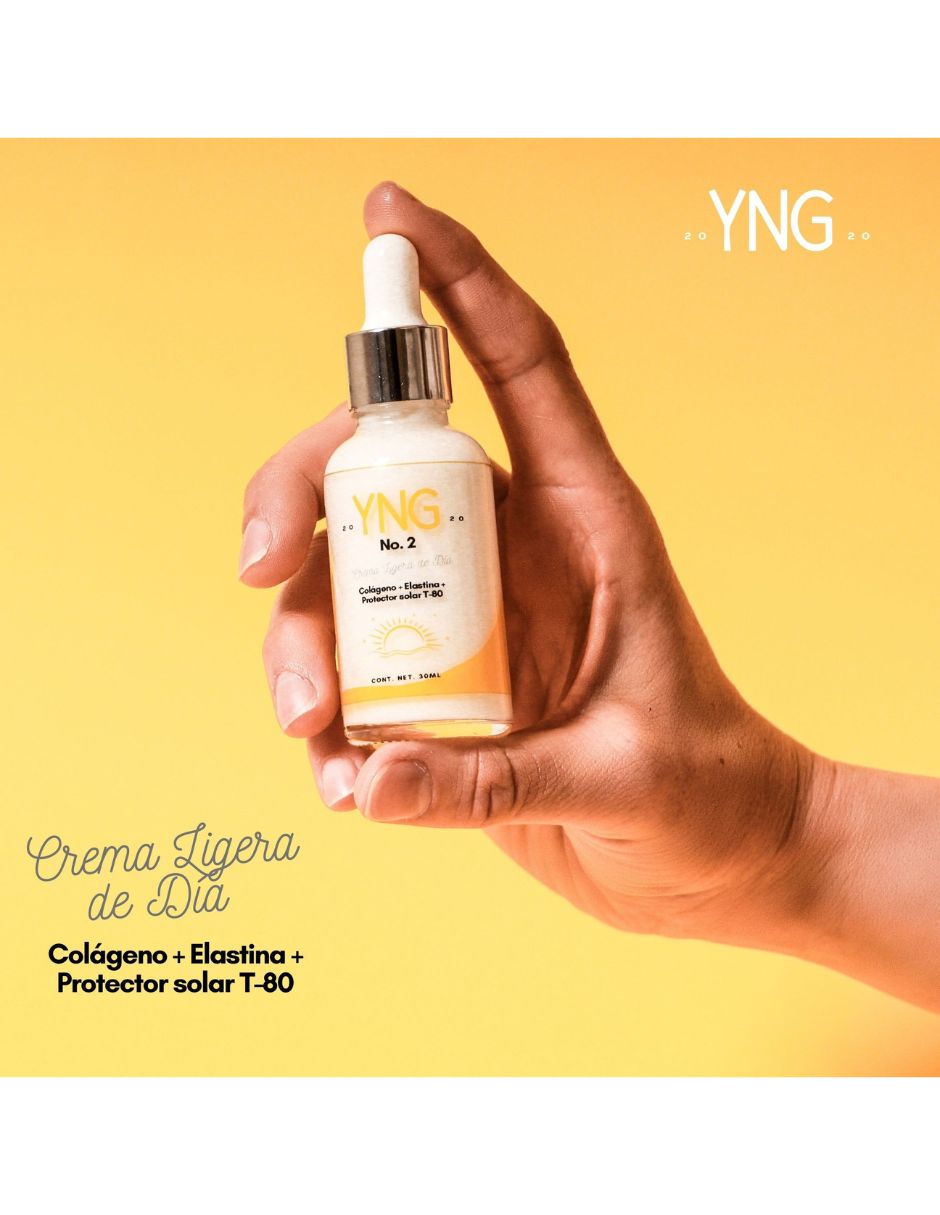 Crema facial recomendada para Hidratar de Día y noche YNG Crema facial para piel Todo tipo piel