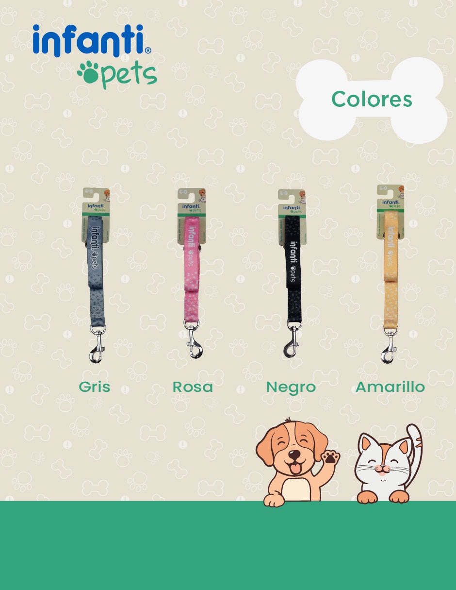 Correa Infanti de plástico para Perro y gato 3