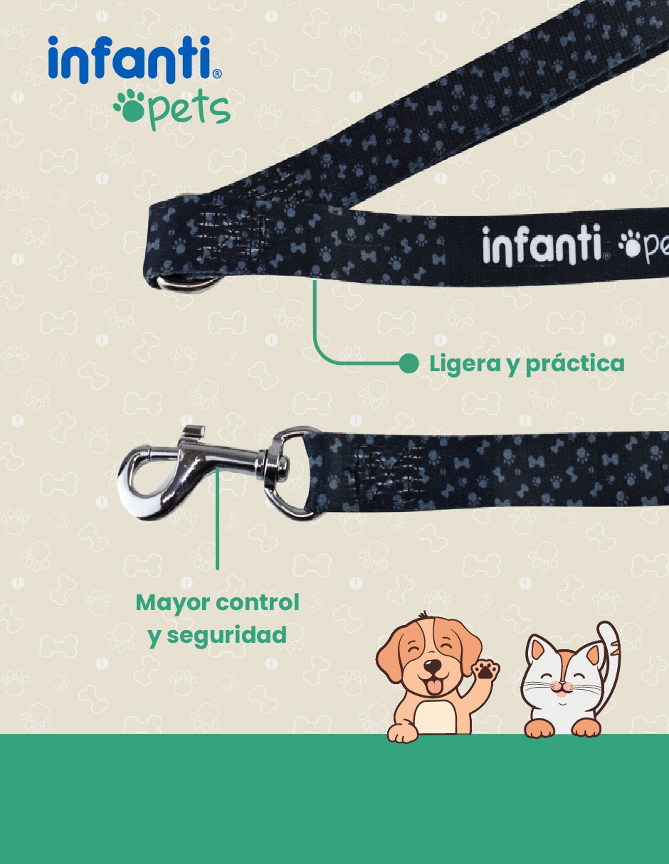 Correa Infanti de plástico para Perro y gato 8