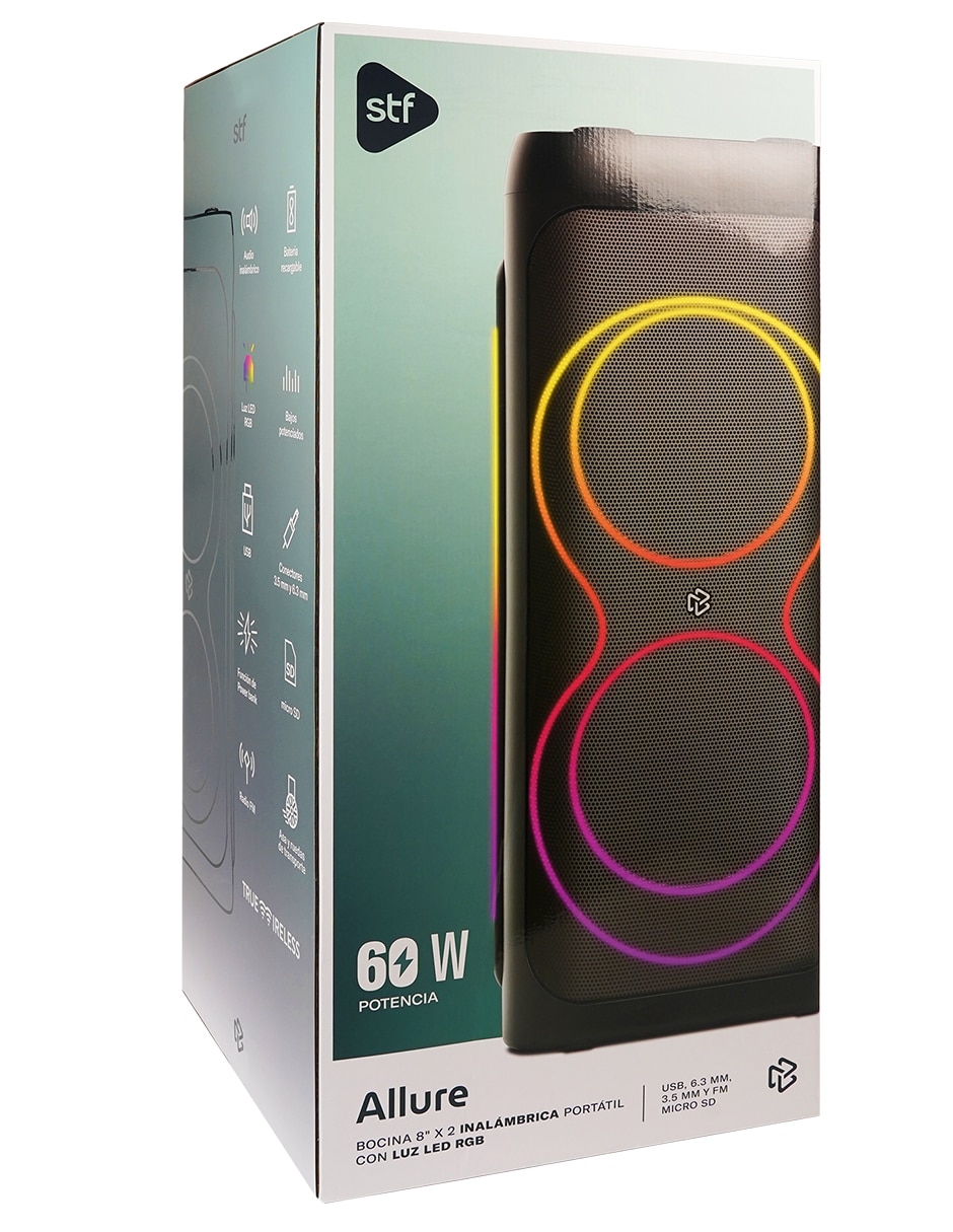 Bocina portátil Allure 8 10