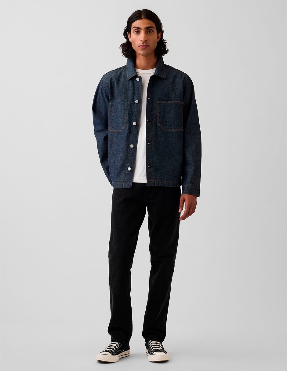 Jeans slim lavado obscuro para hombre 2