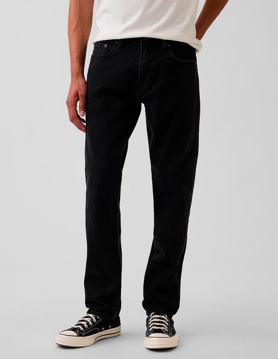 Jeans slim lavado obscuro para hombre 5