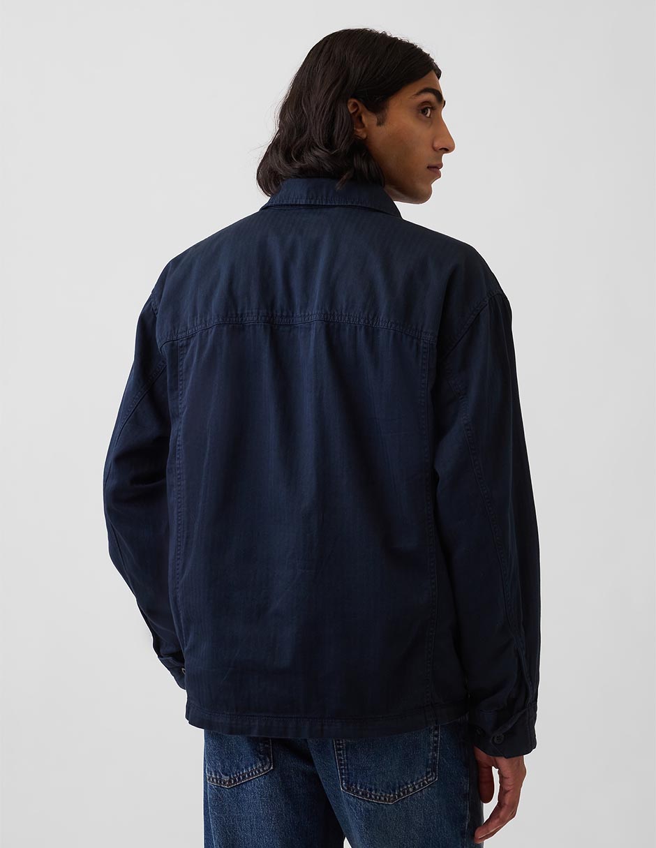 Chamarra casual con bolsillos para hombre 3