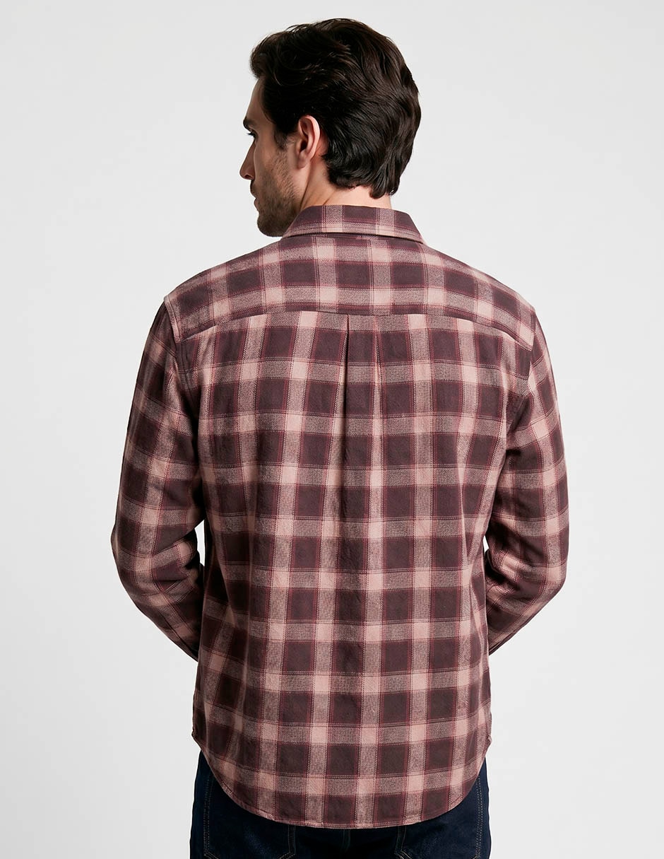 Camisa casual de algodón manga larga para hombre 2