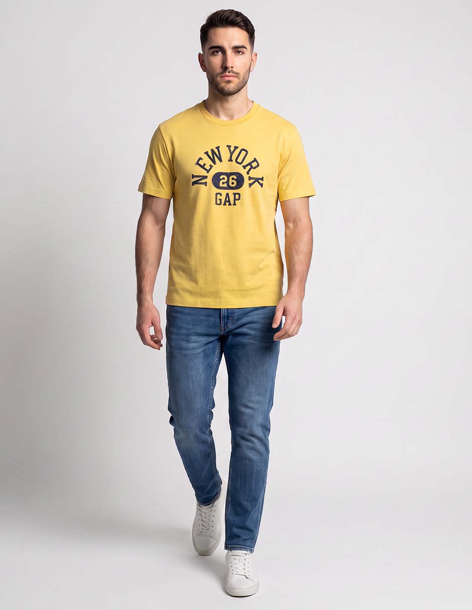 Playera cuello redondo para hombre 3
