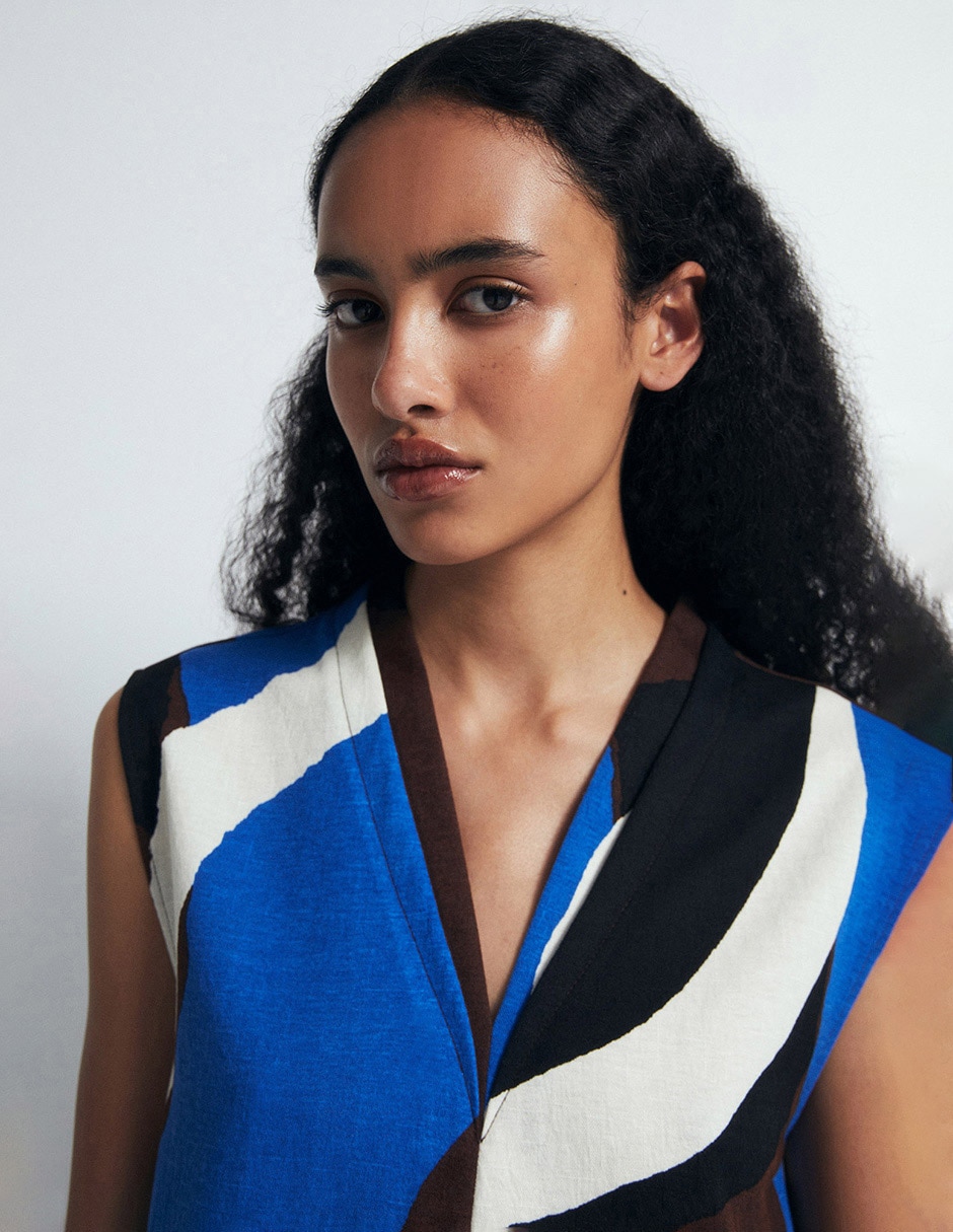 Vestido cropped casual para mujer 4