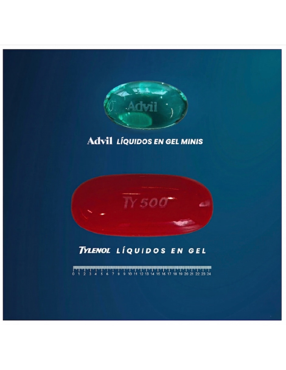 Cápsulas para Desinflamar y aliviar dolor intenso Advil Liqui Gels Ibuprofeno