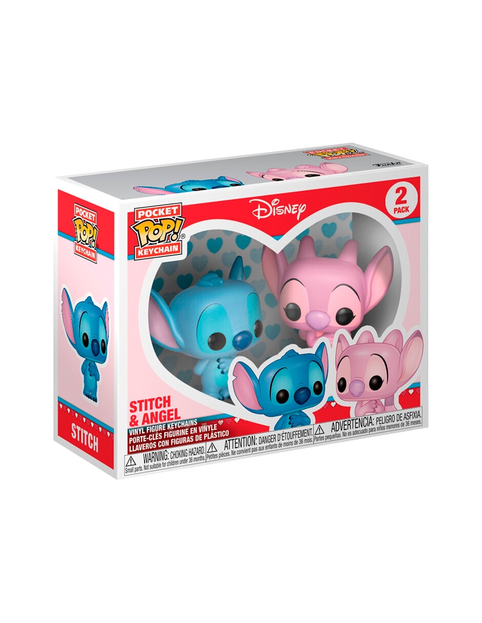 Set de llavero Funko Pocket Pop Keychan Stitch y Angel