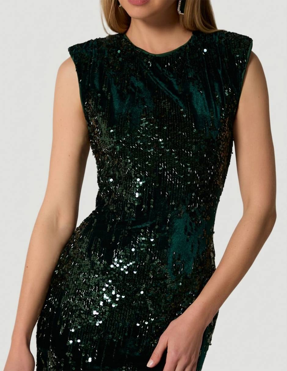 Corto noche studio f green velvet para mujer