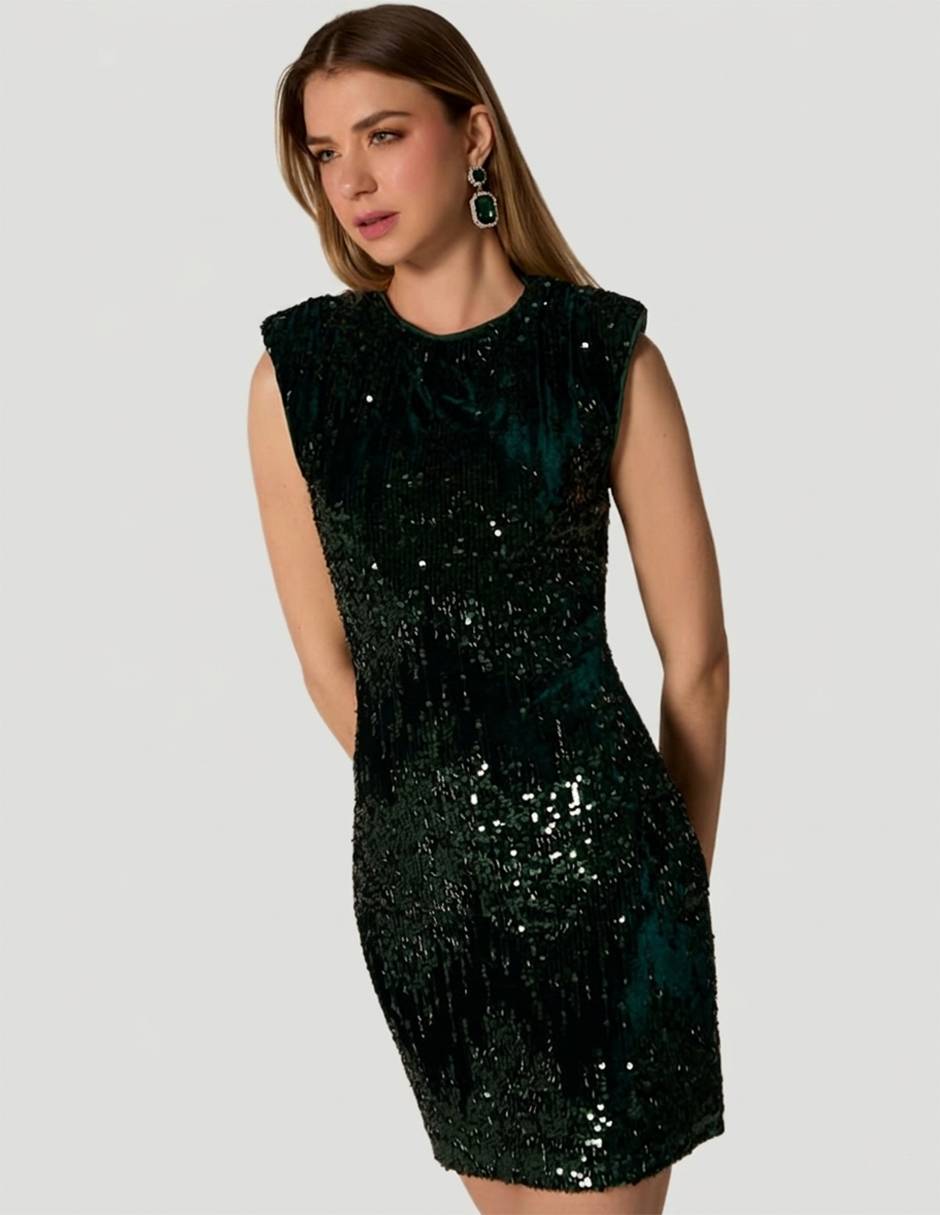 Corto noche studio f green velvet para mujer
