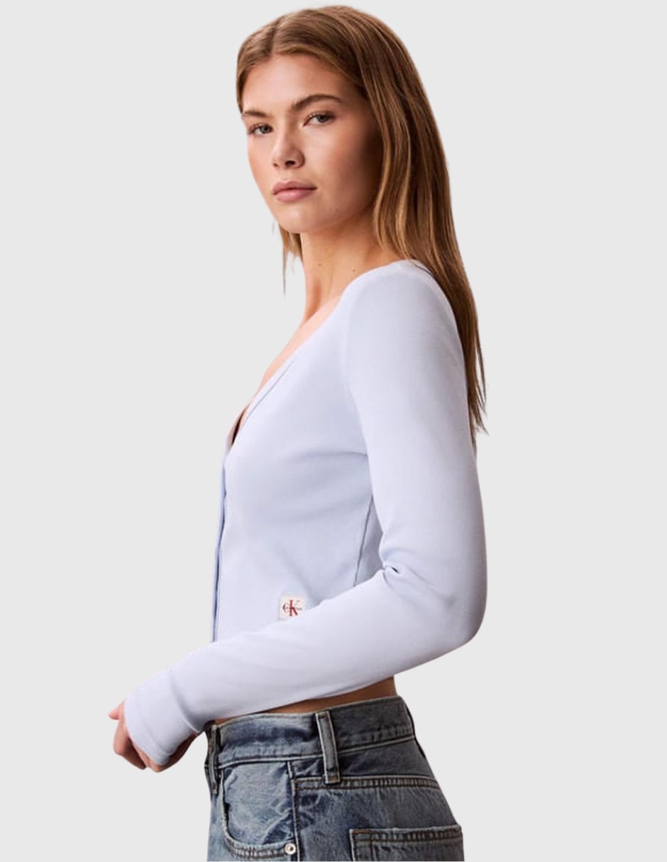 Blusa manga larga para mujer 5