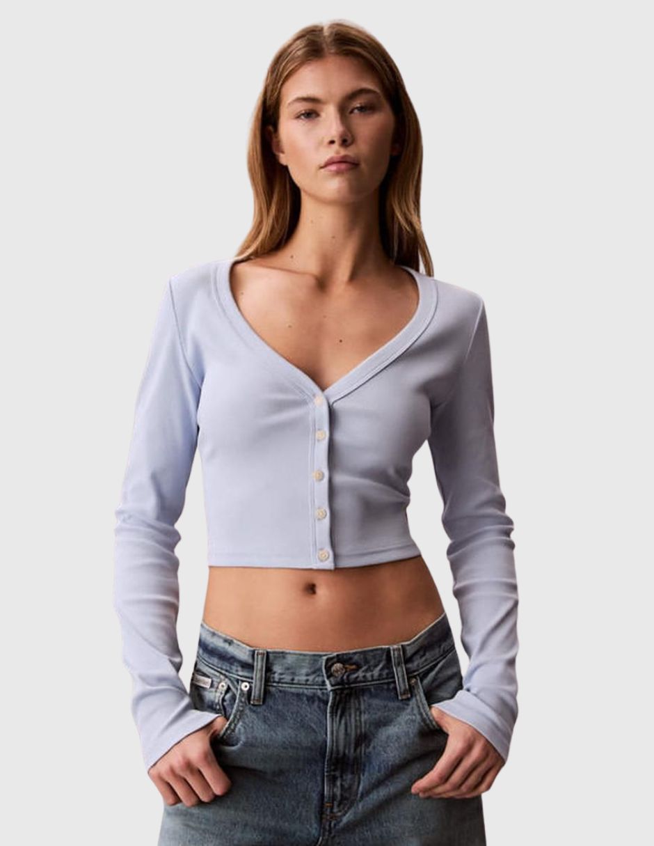 Blusa manga larga para mujer