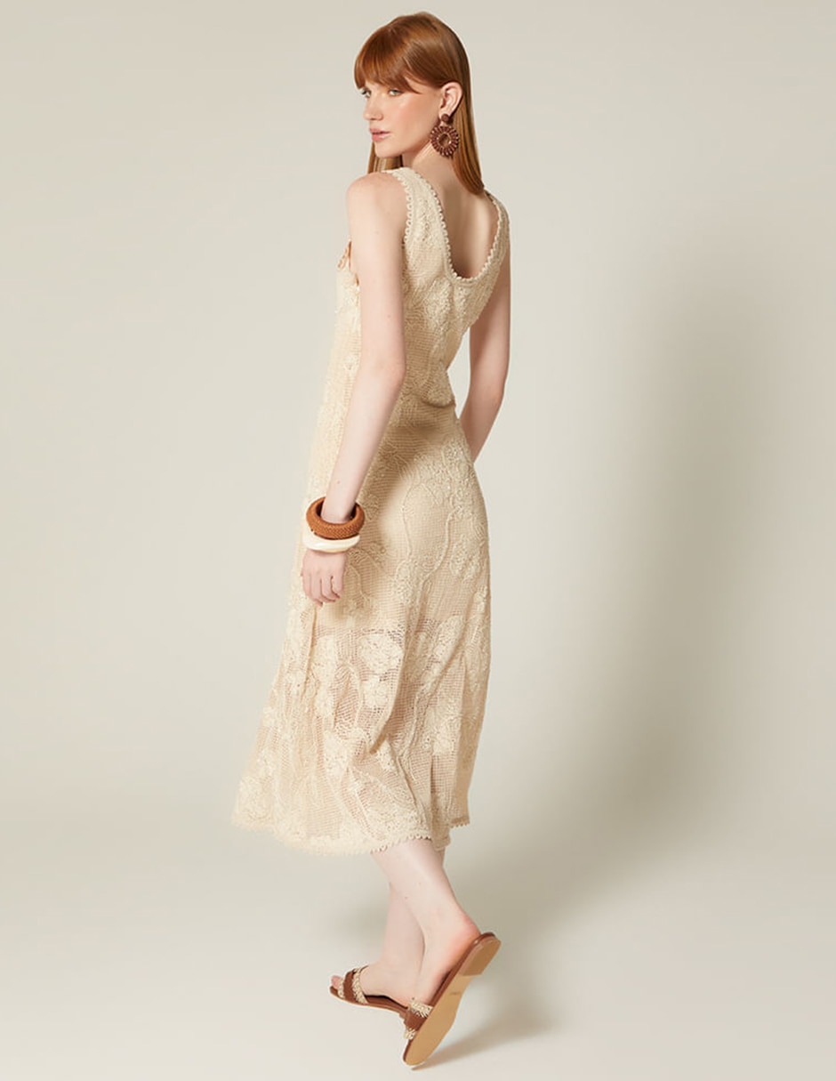Vestido midi casual studio f verano en canarias para mujer