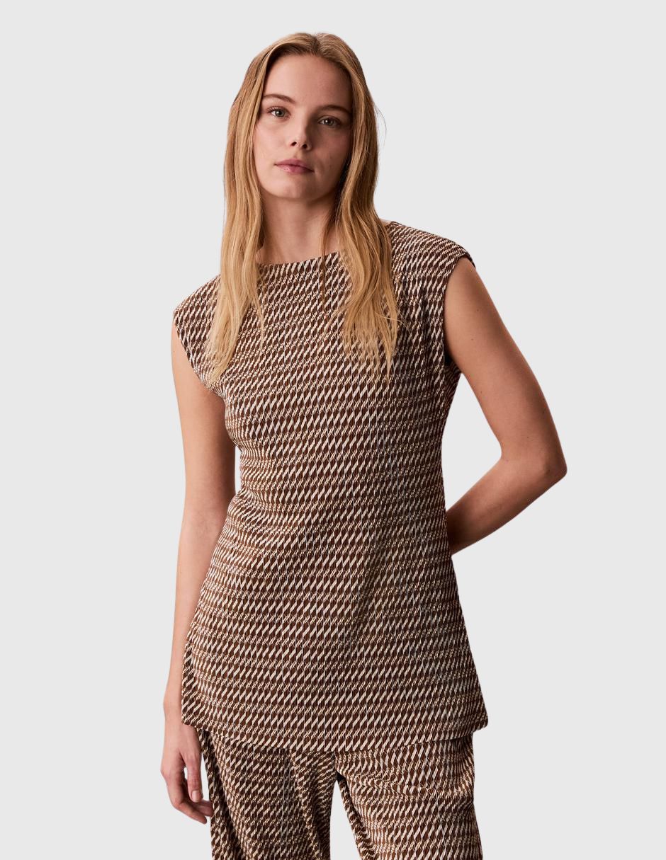 Blusa manga corta para mujer
