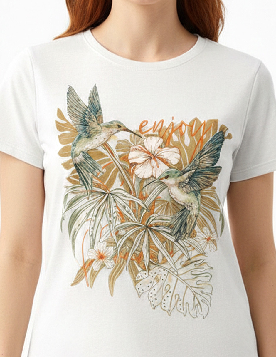 Blusa Foley's manga corta para mujer