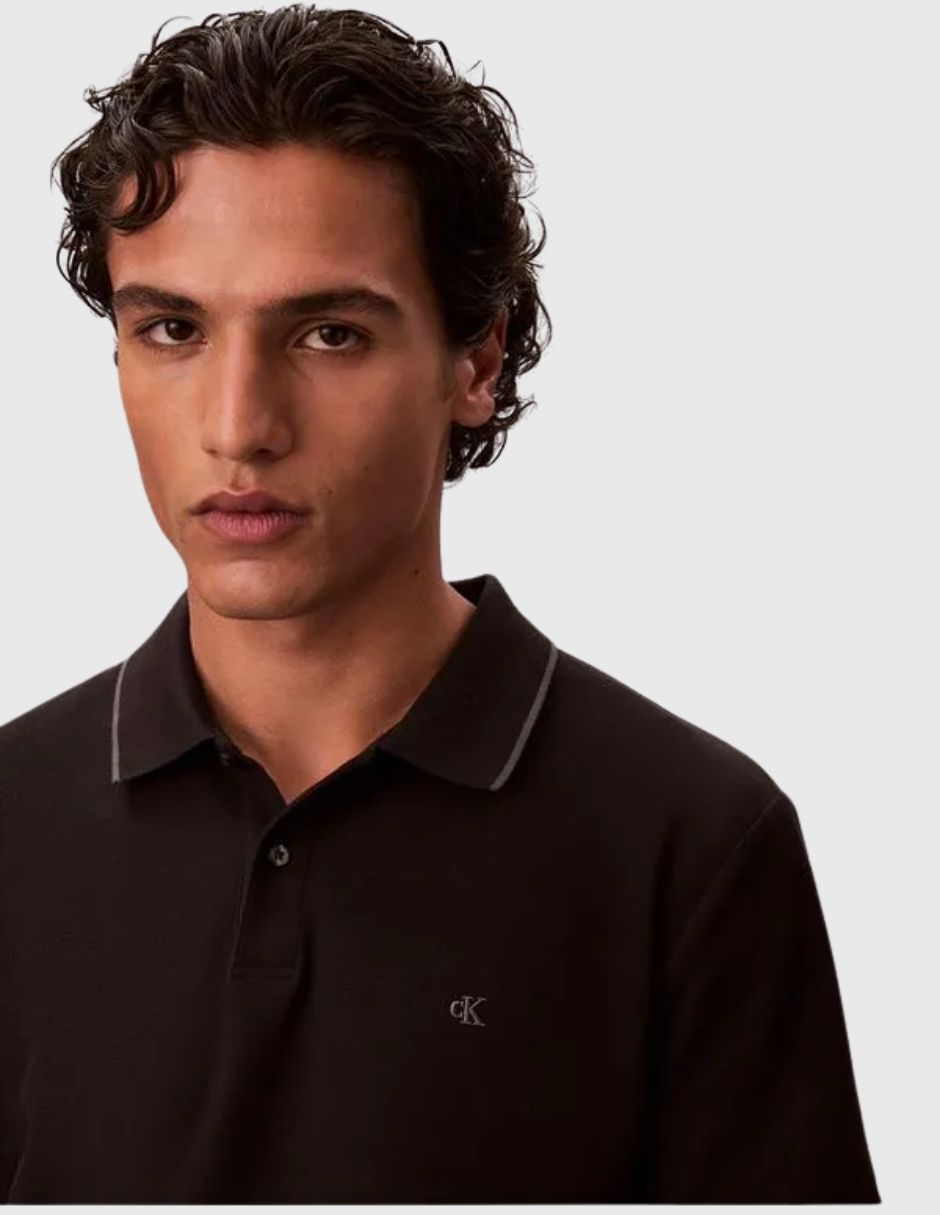 Playera tipo polo Ck para hombre