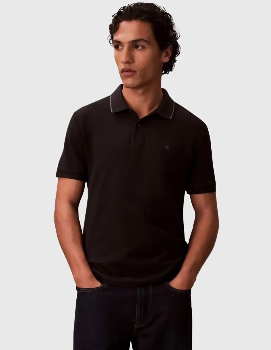 Playera tipo polo Ck para hombre
