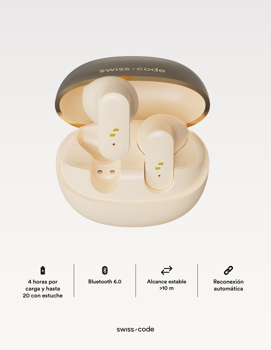 Audífonos In-Ear Swiss Code Orb AI Inalámbricos