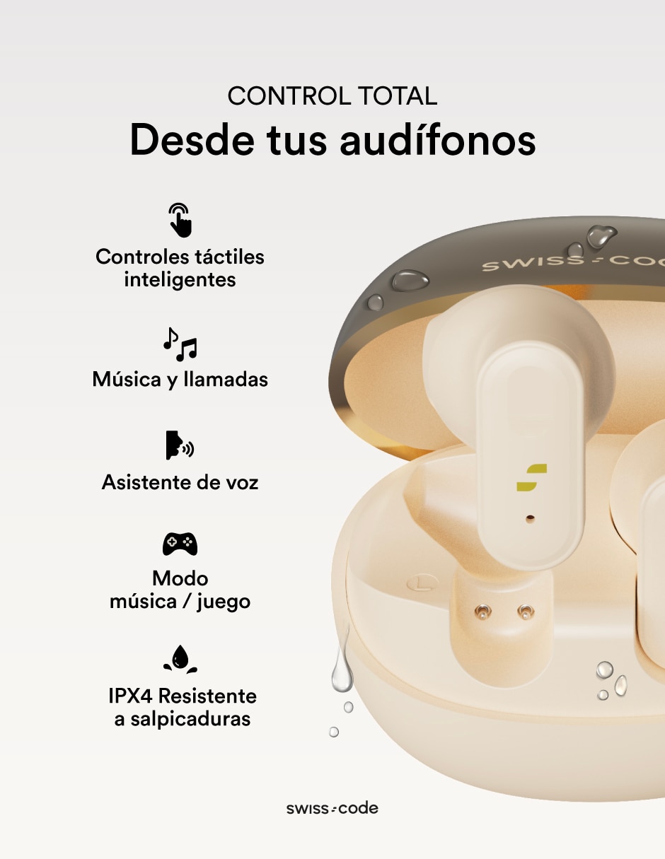 Audífonos In-Ear Swiss Code Orb AI Inalámbricos